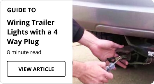 Guide to Wiring Trailer Lights with a 4 Way Plug article. 