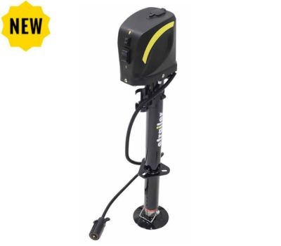 etrailer Electric Trailer Jack w/ 7-Way - Drop Leg - A-Frame.