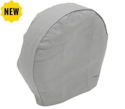 etrailer RV or Trailer Tire Covers in Gray.