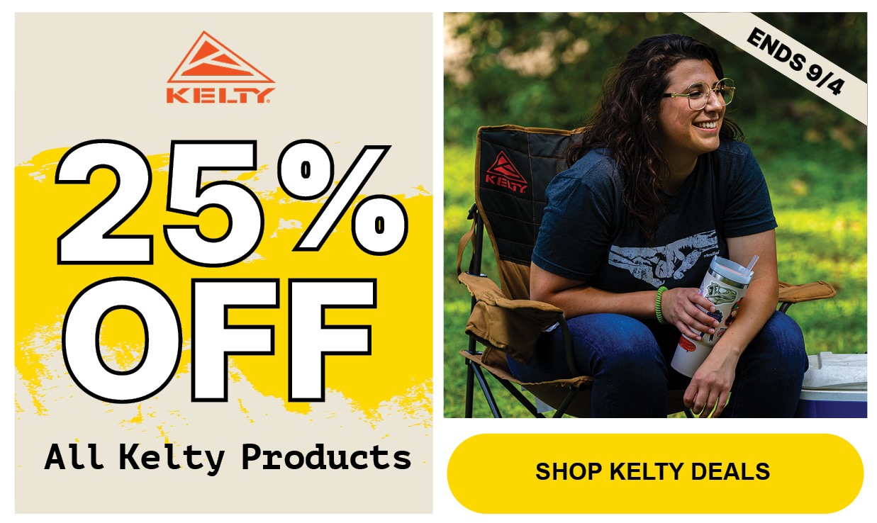 25% Off Kelty Products